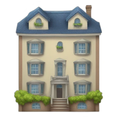 Three floors house sticker