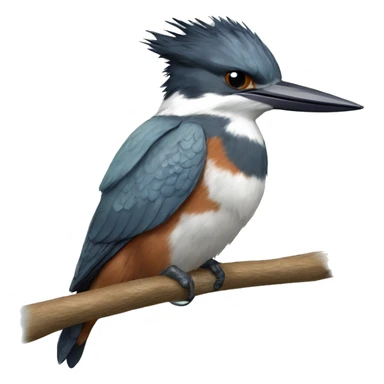 Belted kingfisher sticker