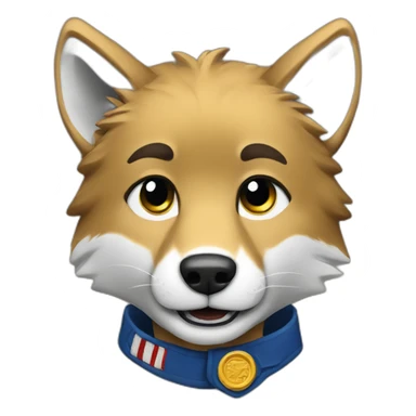 Cub Scout wolf sticker