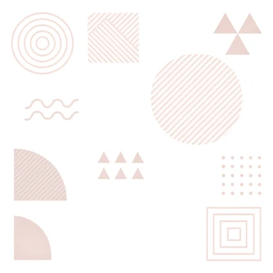 refined pink theme, geometric patterns, modern sticker