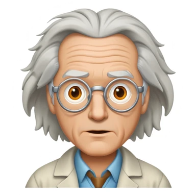 Doc brown sticker