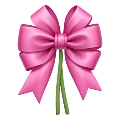 Pink tulips with a bow sticker