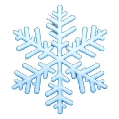 aesthetic snowflake sticker