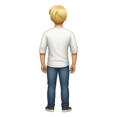 Person with big back sticker