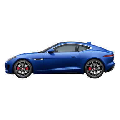 Jaguar F-Type 2022 Dark Blue Coupe Black Trim sticker
