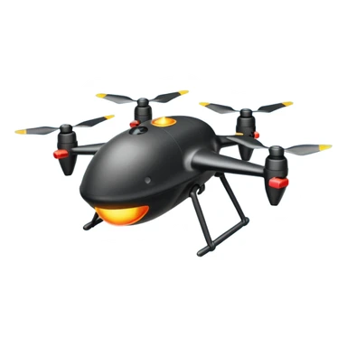 Drone kamikaze avec une bombe sticker