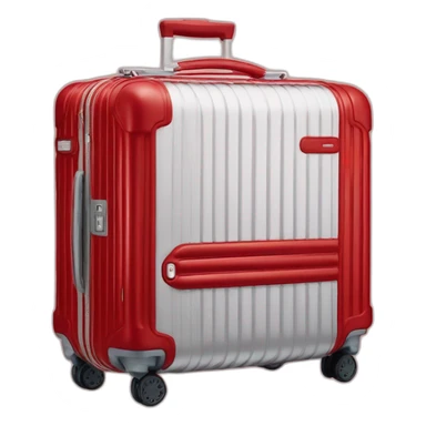 Essential Cabin luggage Red rimowa sticker