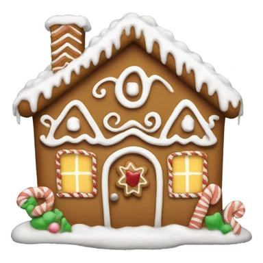 cute gingerbread house sticker