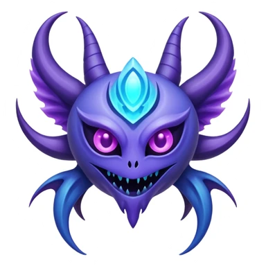 Abstract Ghastly-Haunter-Lunala-ET-hybrid-fantasy-creature sticker
