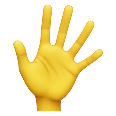 Yellow colour Pinching hand 👌  sticker
