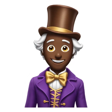 Willy Wonka CHOCOLATE sticker