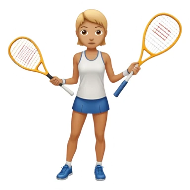 emoji squash sports sticker