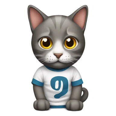 Cat in Spanish tema t shirt  sticker