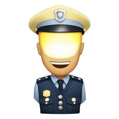 police lights sticker