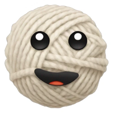 wool ball sticker