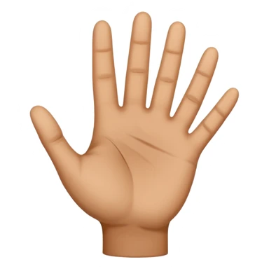 small hand palm sticker