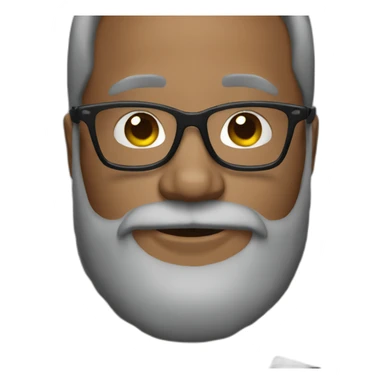 Man Witherspoon beard and glasses sticker