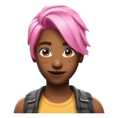 Fortnite Haze pink hair sticker