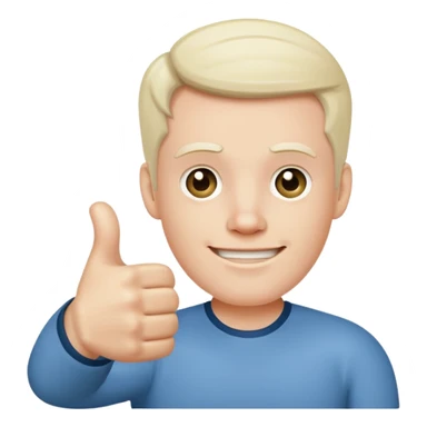 John Kramer from the movie Saw gives a thumbs up. sticker