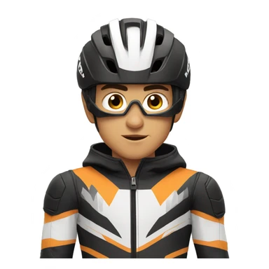 A boy   stunt  for cycle sticker