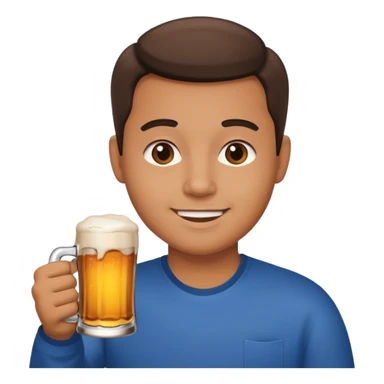 🤤+🍺 sticker