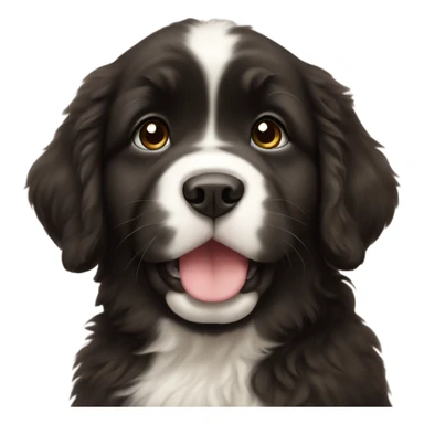 Newfoundland puppy sticker