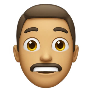 que mira bobo face sticker