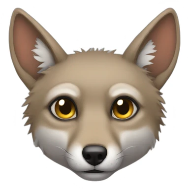 Jackal being sad sticker