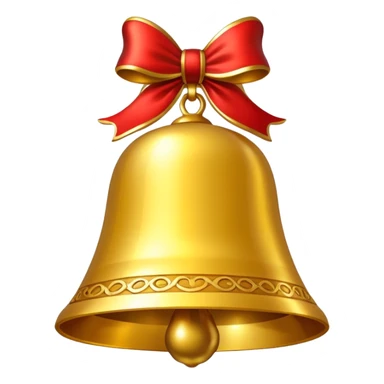 christmas emoji photobooth bell sticker