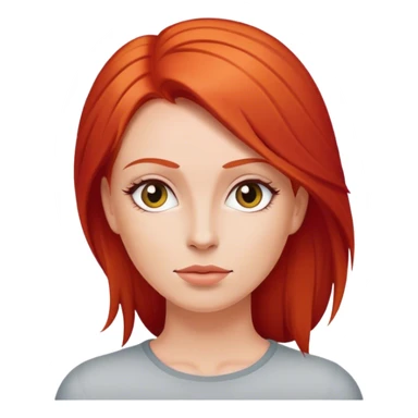 Peliroja lacio blanca  sticker