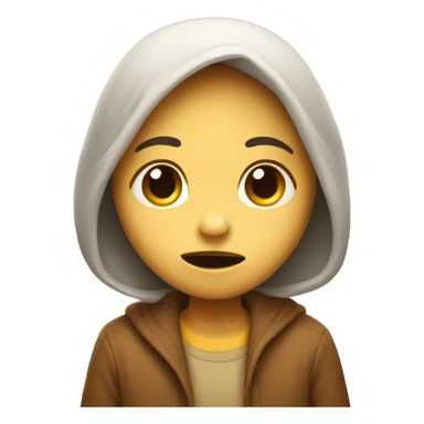 cute begging emoji sticker