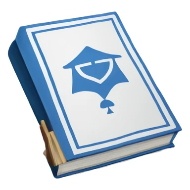 Education book, book, blue, white, sticker