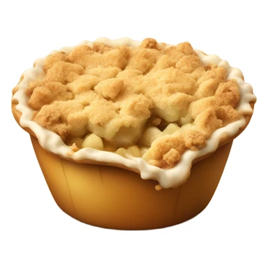 Apple crumble sticker