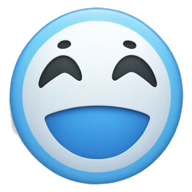 blue circle with a white checkmark in it sticker