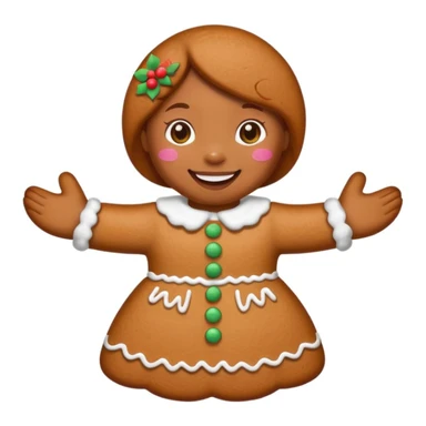 Gingerbread woman sticker