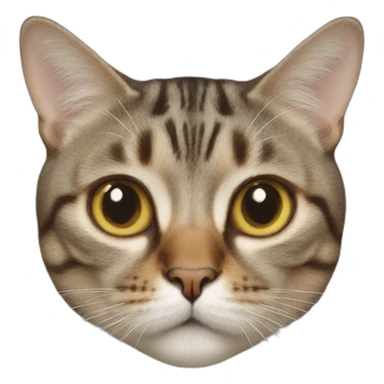 looksmaxing cat sticker