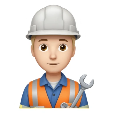 railway engineer thinking sticker