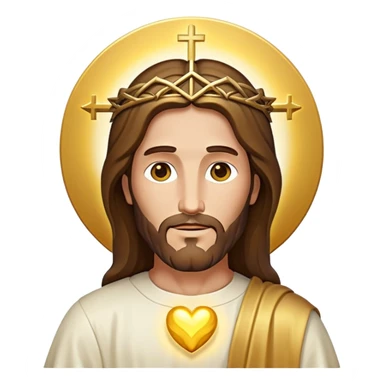 Jesus And heart sticker