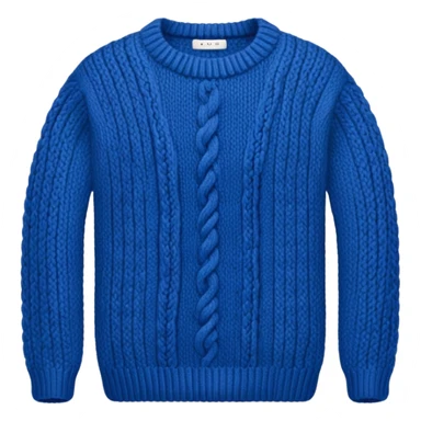 Knitted sweater sticker