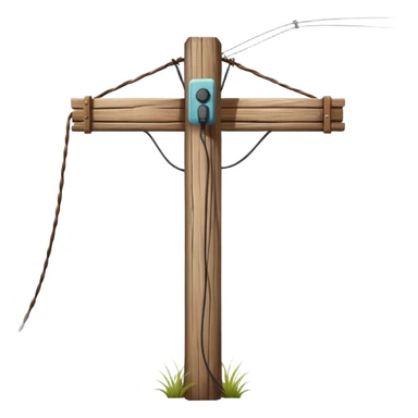 Telephone Pole sticker