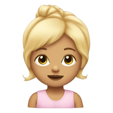 baby with blond hair in mother’s arms sticker