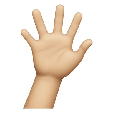 A hand that shakes an iPhone sticker