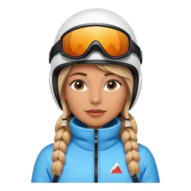 Woman Skiing Matterhorn sticker