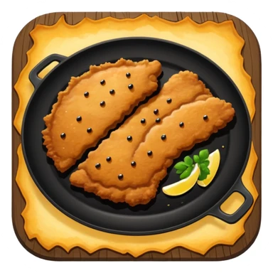 Black schnitzel sticker