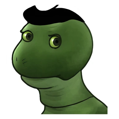 Enfermera de cabello café degradado con rubio y tez blanca sticker