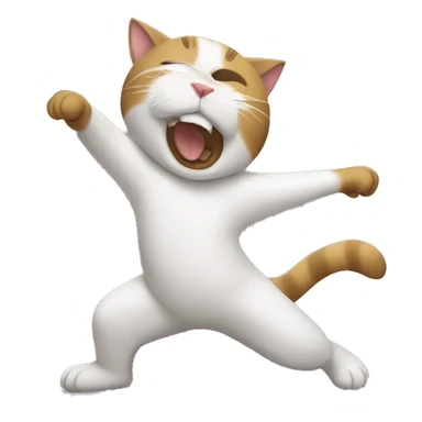 gato bailando sticker