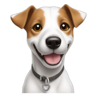 Cute little Jack Russell sticker