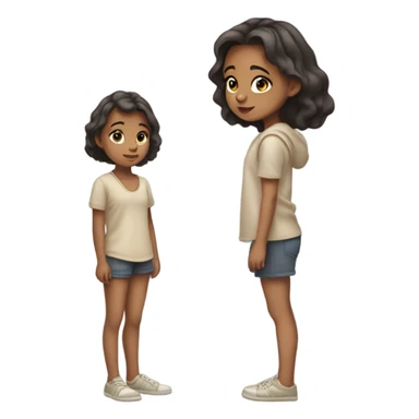 Smallest girl in the world  sticker