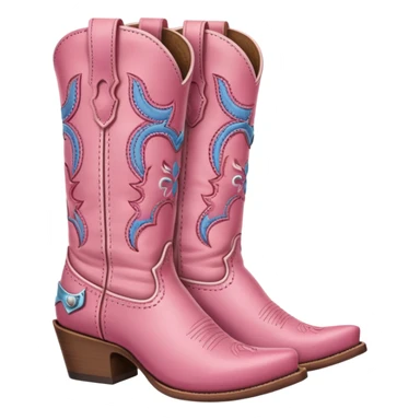 Pink Cowgirl boot sticker