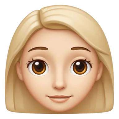 face making a interesting look sticker